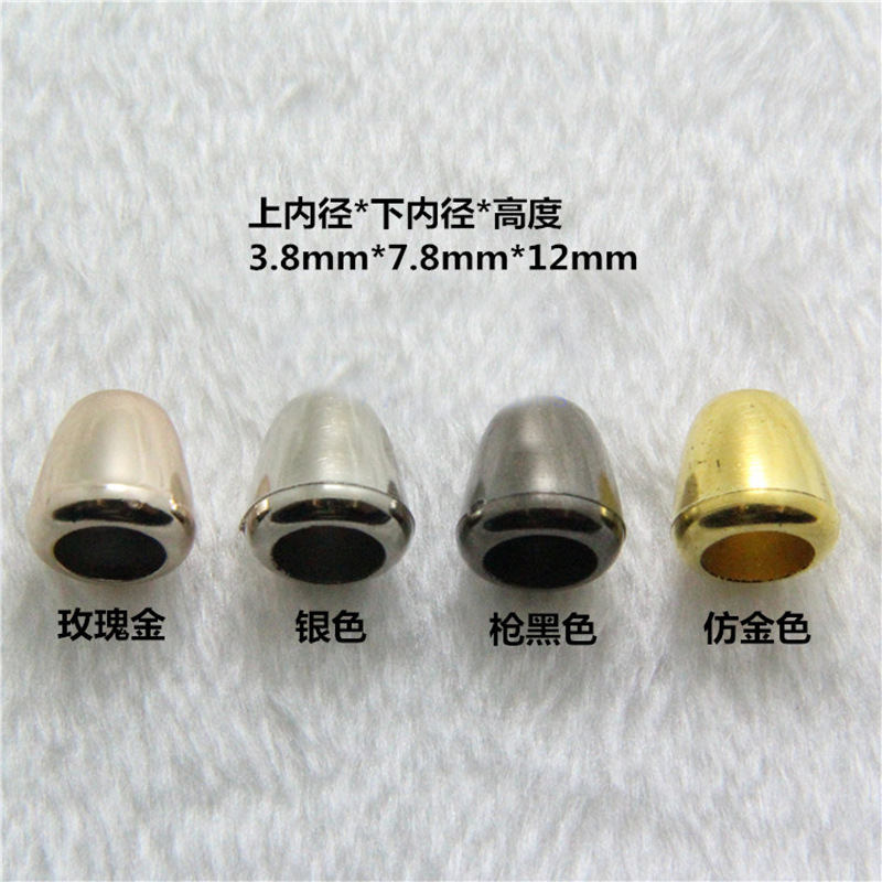 Factory direct electroplating gold plastic bell plastic rope buckle wholesale drawstring bag jewelry pendant accessories bell