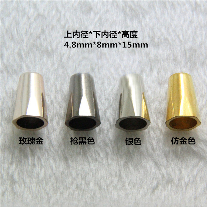 Factory direct electroplating gold plastic bell plastic rope buckle wholesale drawstring bag jewelry pendant accessories bell