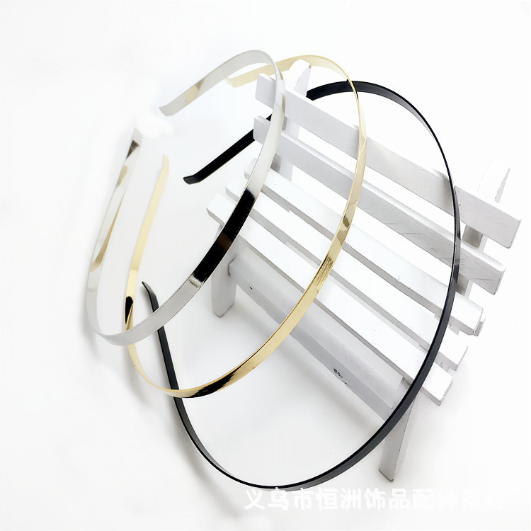 Factory Direct Supply Regular 3/4/5/6 Electroplating Headband Hair Ring Women's Head Buckle Accessories DIY Hair Accessories