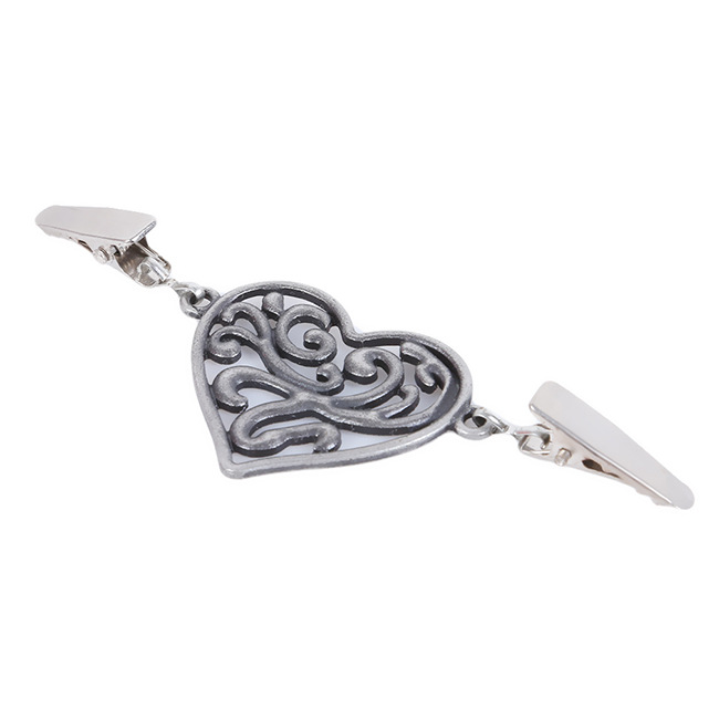 Korean Style Retro Peach Heart Electroplating Clothing Clip Scarf Buckle Cardigan Tight Sweater Clip Clothing Accessories Factory Direct Sales Korean Style Retro Peach Heart Electroplating Clothing Clip Scarf Buckle Cardigan Tight Sweater Clip Clothing Accessories Factory Direct Sales