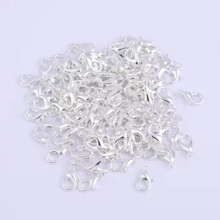 DIY Ornament Accessories Electroplating Zinc Alloy Lobster Clasp Necklace Connecting Buckle Metal Button Color Specifications Complete DIY Ornament Accessories Electroplating Zinc Alloy Lobster Clasp Necklace Connecting Buckle Metal Button Color Specifications Complete