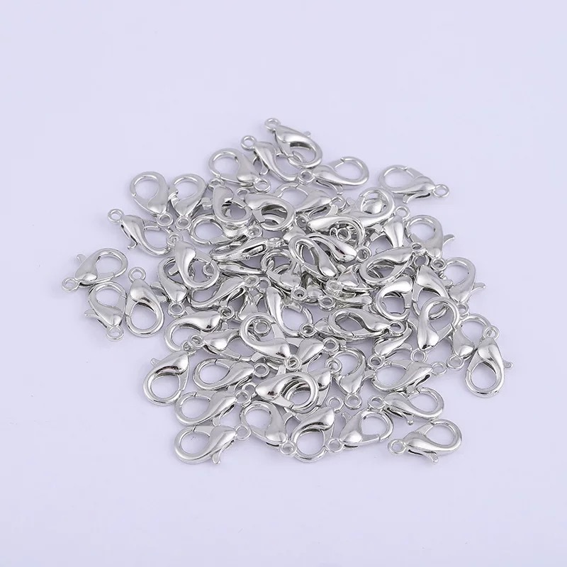 DIY Ornament Accessories Electroplating Zinc Alloy Lobster Clasp Necklace Connecting Buckle Metal Button Color Specifications Complete DIY Ornament Accessories Electroplating Zinc Alloy Lobster Clasp Necklace Connecting Buckle Metal Button Color Specifications Complete