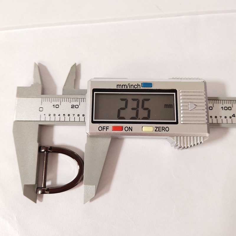 Factory Direct Sales 17-Inch Vachette Clasp 17 Mm19mm Specification Zinc Alloy Electroplating D Buckle Metal Key Ring Wholesale Factory Direct Sales 17-Inch Vachette Clasp 17 Mm19mm Specification Zinc Alloy Electroplating D Buckle Metal Key Ring Wholesale