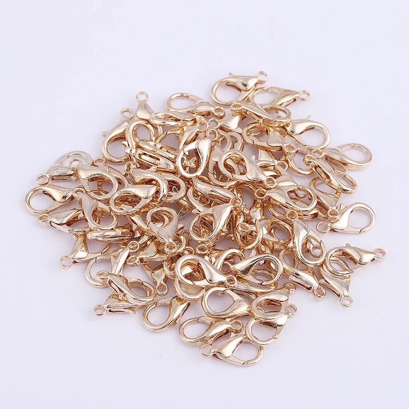 DIY Ornament Accessories Electroplating Zinc Alloy Lobster Clasp Necklace Connecting Buckle Metal Button Color Specifications Complete