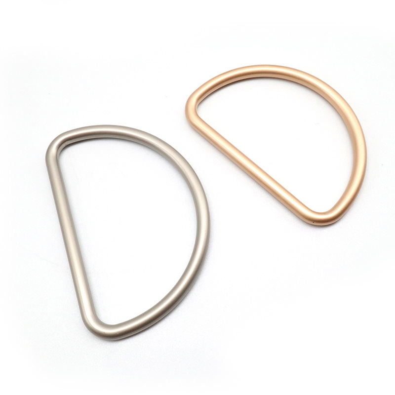 Spot Arc D-Type Buckle Full Size Gold and Silver Clothing Accessories Electroplating Adjustable Belt Windbreaker Metal Accessories D-Shaped Buckle