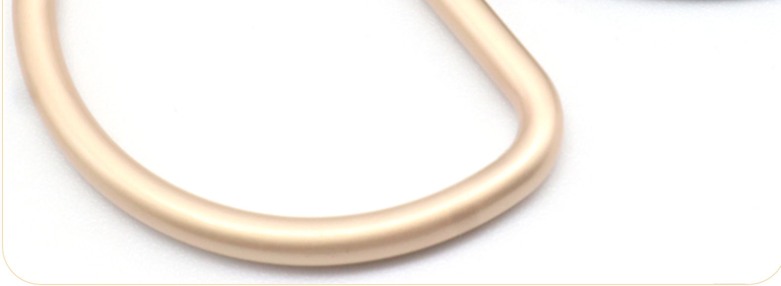 Spot Arc D-Type Buckle Full Size Gold and Silver Clothing Accessories Electroplating Adjustable Belt Windbreaker Metal Accessories D-Shaped Buckle