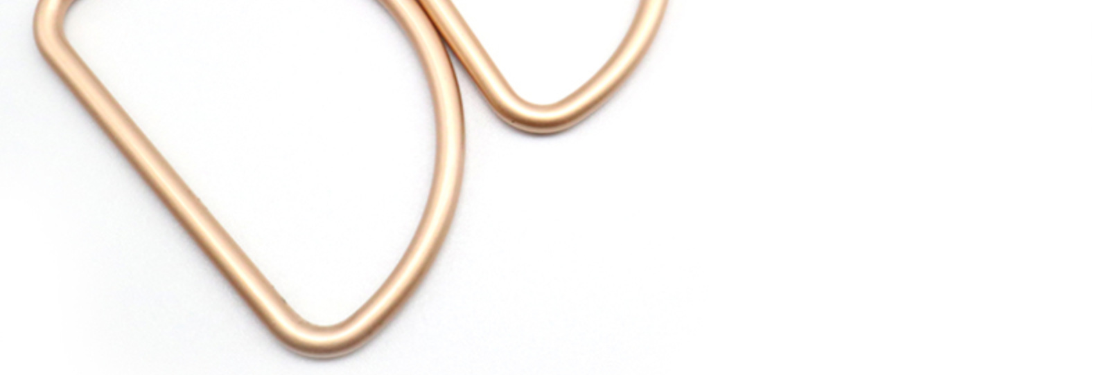 Spot Arc D-Type Buckle Full Size Gold and Silver Clothing Accessories Electroplating Adjustable Belt Windbreaker Metal Accessories D-Shaped Buckle