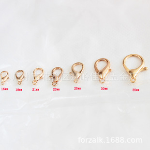Bags Hook Buckle Metal Buckle Bags Hardware Hooks Snap Hook Accessories Electroplating Four-Point round Tail Buckle