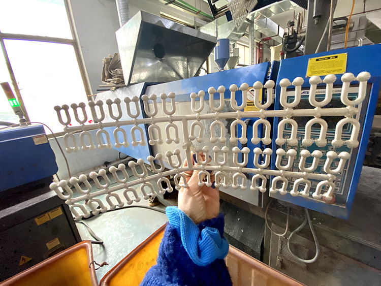 Open Chain Acrylic Chain U-Shaped Connecting Shackle Bamboo Joint Chain Buckle Earrings Ring Buckle Uvkc Electroplating Wholesale