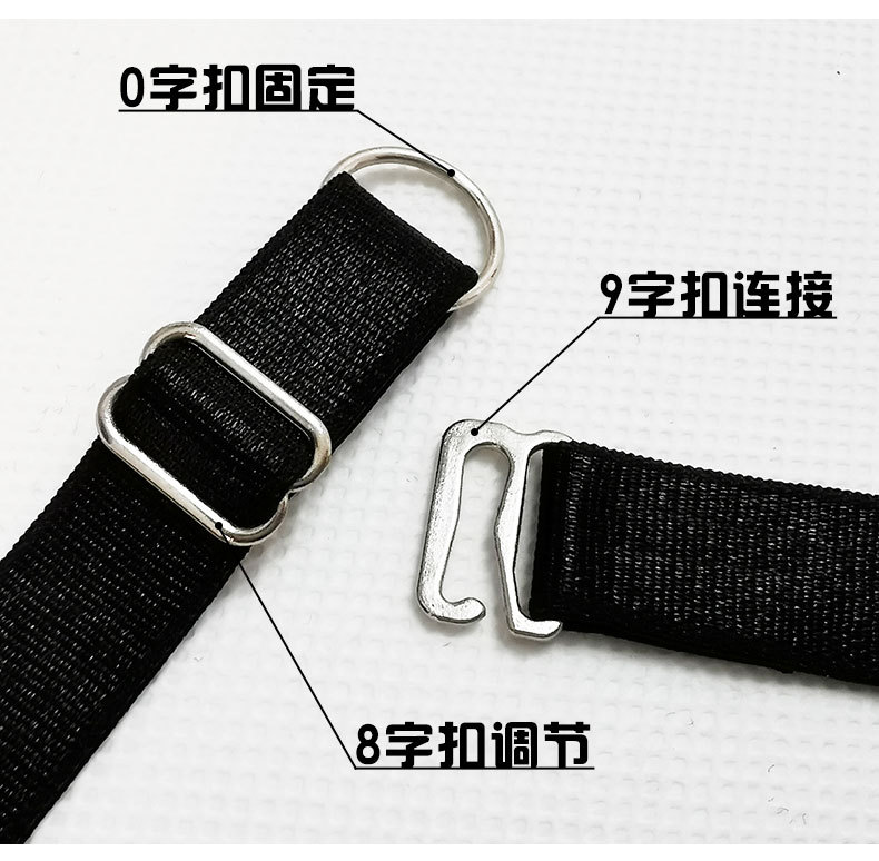 Direct Selling Electroplating Zinc Alloy 089 Buckle Gold-Plated Strap Gold-Plated Underwear Buckle Bra Shoulder Strap Metal Adjustment Buckle
