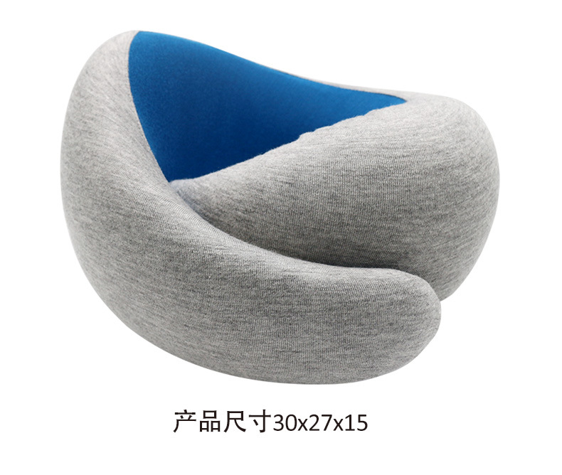 Magnetic Buckle Memory Foam Car Neck Pillow U-Shape Pillow with Office Cervical Pillow Neck Pillow Travel