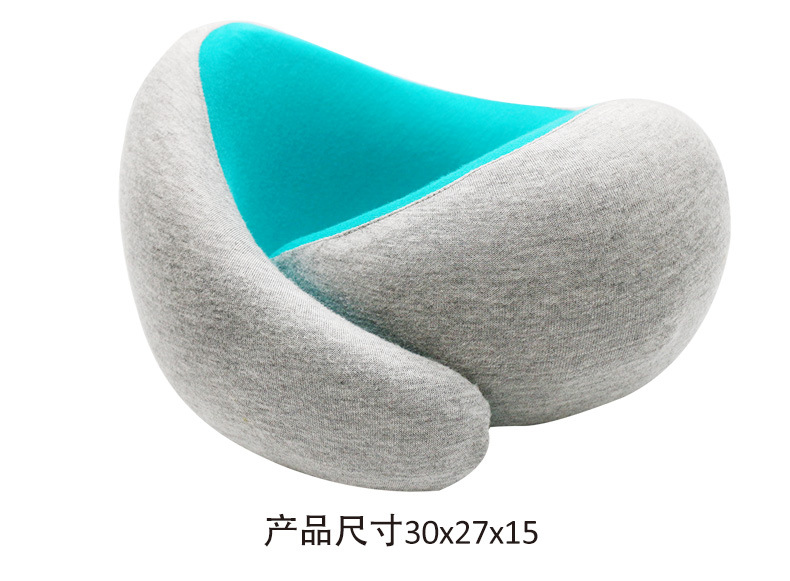 Magnetic Buckle Memory Foam Car Neck Pillow U-Shape Pillow with Office Cervical Pillow Neck Pillow Travel
