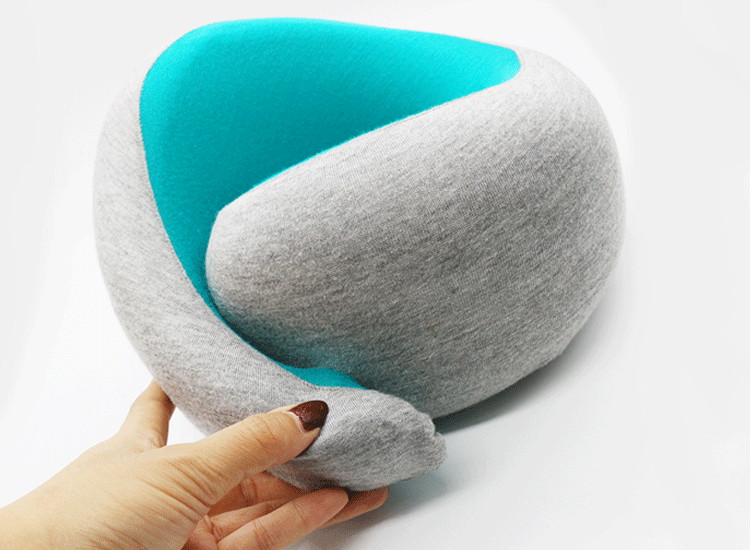 Magnetic Buckle Memory Foam Car Neck Pillow U-Shape Pillow with Office Cervical Pillow Neck Pillow Travel