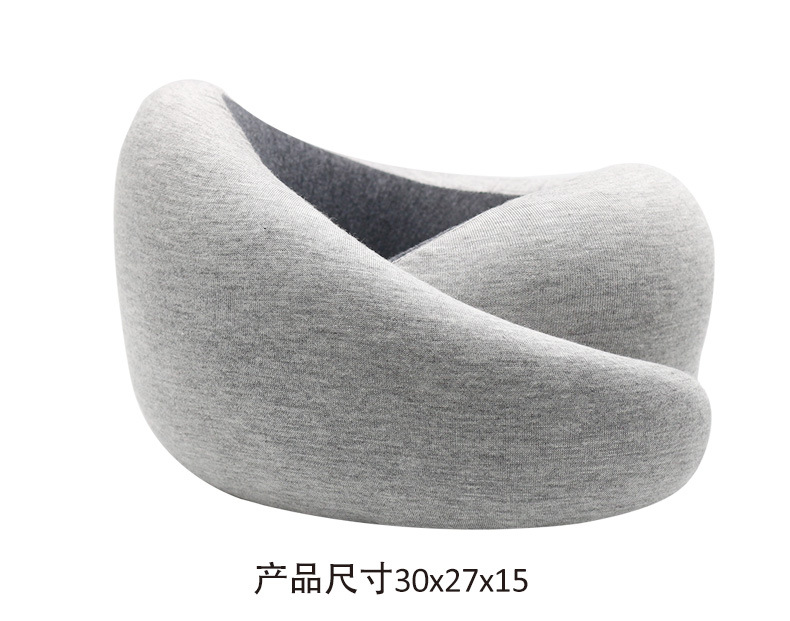 Magnetic Buckle Memory Foam Car Neck Pillow U-Shape Pillow with Office Cervical Pillow Neck Pillow Travel