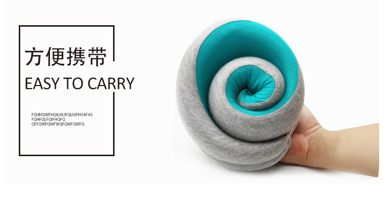 Magnetic Buckle Memory Foam Car Neck Pillow U-Shape Pillow with Office Cervical Pillow Neck Pillow Travel