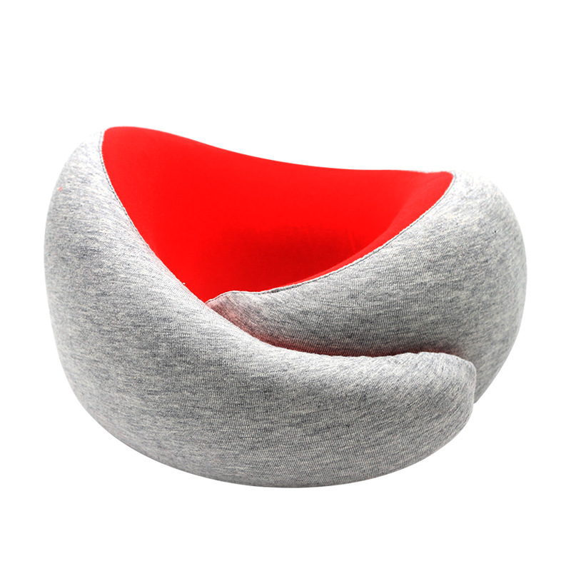 Magnetic Buckle Memory Foam Car Neck Pillow U-Shape Pillow with Office Cervical Pillow Neck Pillow Travel