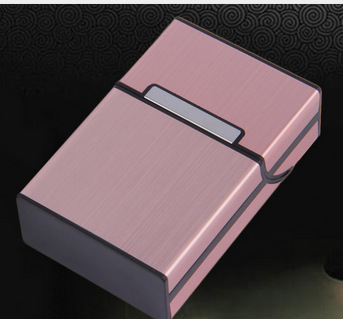Cigarette Case Brushed Cigarette Case Metal Cigarette Case Magnetic Buckle Cigarette Case Men&#039;s Metal Cigarette Case