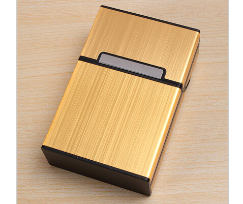 Cigarette Case Brushed Cigarette Case Metal Cigarette Case Magnetic Buckle Cigarette Case Men&#039;s Metal Cigarette Case