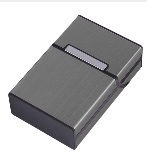 Cigarette Case Brushed Cigarette Case Metal Cigarette Case Magnetic Buckle Cigarette Case Men&#039;s Metal Cigarette Case
