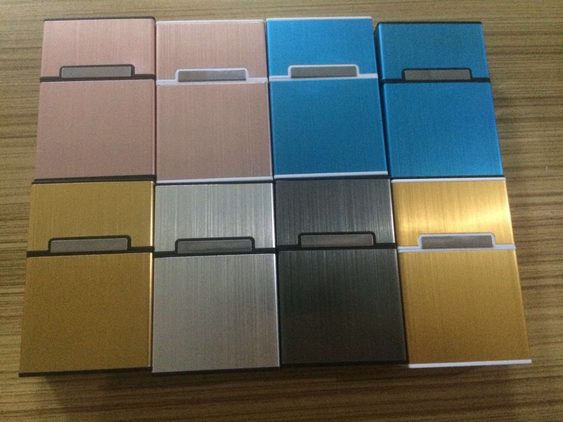 Cigarette Case Brushed Cigarette Case Metal Cigarette Case Magnetic Buckle Cigarette Case Men's Metal Cigarette Case