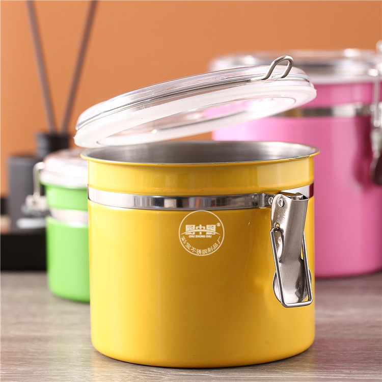 tank with magnetic 410 food storage tank sugar tank multipurpose seasoning tank double buckle stainless steel tank