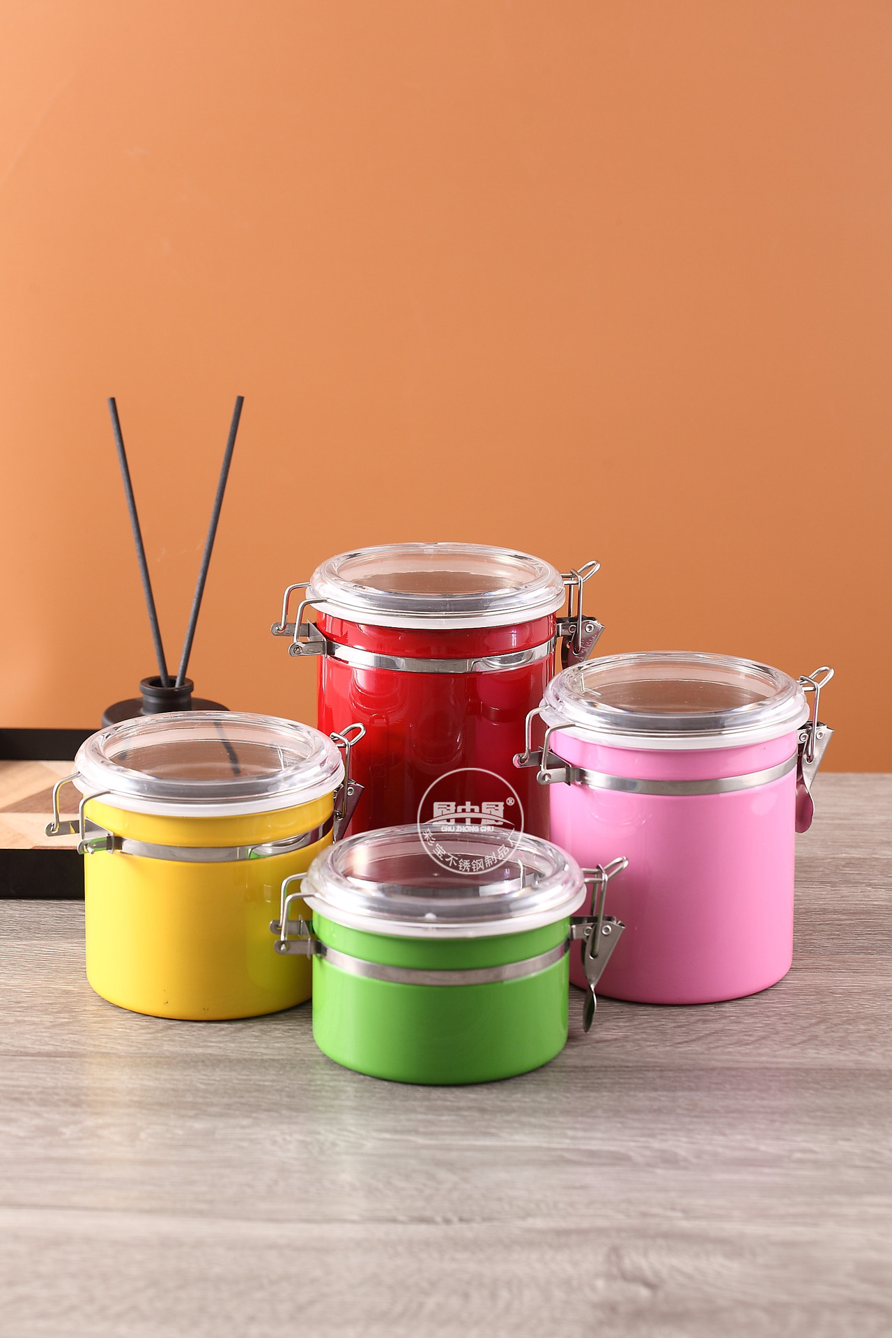 tank with magnetic 410 food storage tank sugar tank multipurpose seasoning tank double buckle stainless steel tank