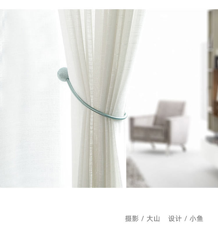 Nordic curtain lacing modern curtain strap creative simple and lovely buckle magnetic buckle