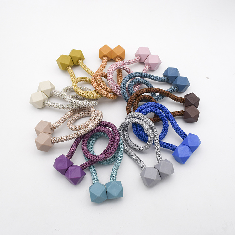 High Strength Magnetic Buckle Suction NonPerforated Curtains Rubik&#039;s Cube Magnetic Snap Curtain Bandage Manufacturer