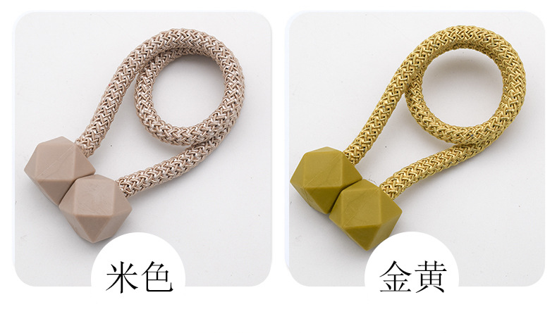 High Strength Magnetic Buckle Suction NonPerforated Curtains Rubik's Cube Magnetic Snap Curtain Bandage Manufacturer