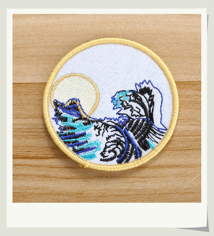 Factory direct selling personality insignia large variety embroidery cloth paste