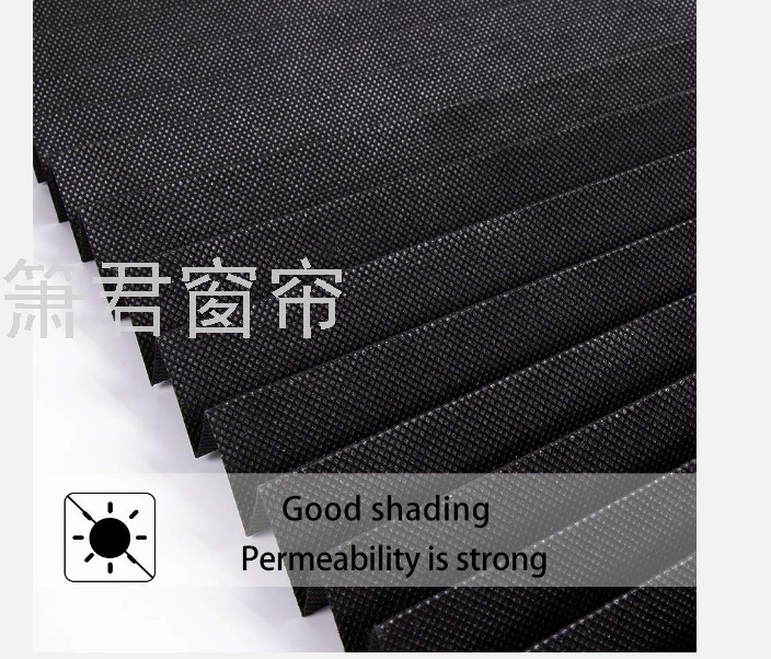 Curtain Customized Non-Woven Fabric Simple Paste Pleated Blinds Pleated Shades Non-Woven Fabric Folding Fabric Cloth Curtain