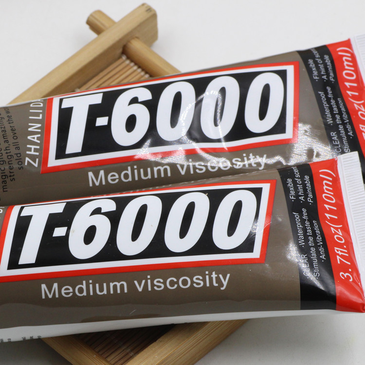 High temperature resistant glue T6000 110mL updated version with adhesion point drilling glue repair drilling glue paste drilling cloth chloroprene