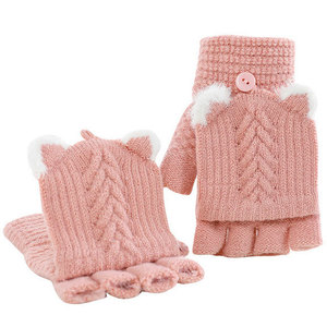 Winter New Children's Cartoon Animal Paste Cloth Embroidery Flannel Oversleeve Male and Female Students Bear Antifouling Sleeves Oversleeve Winter New Children's Cartoon Animal Paste Cloth Embroidery Flannel Oversleeve Male and Female Students Bear Antifouling Sleeves Oversleeve