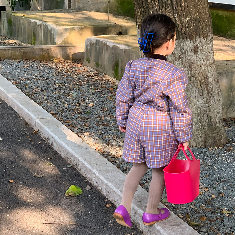 1door Children's Clothing 2021 Autumn and Winter New Korean Style Girls' Plaid Composite Suit Children's Tartan Skirt Two-Piece Suit 1door Children's Clothing 2021 Autumn and Winter New Korean Style Girls' Plaid Composite Suit Children's Tartan Skirt Two-Piece Suit