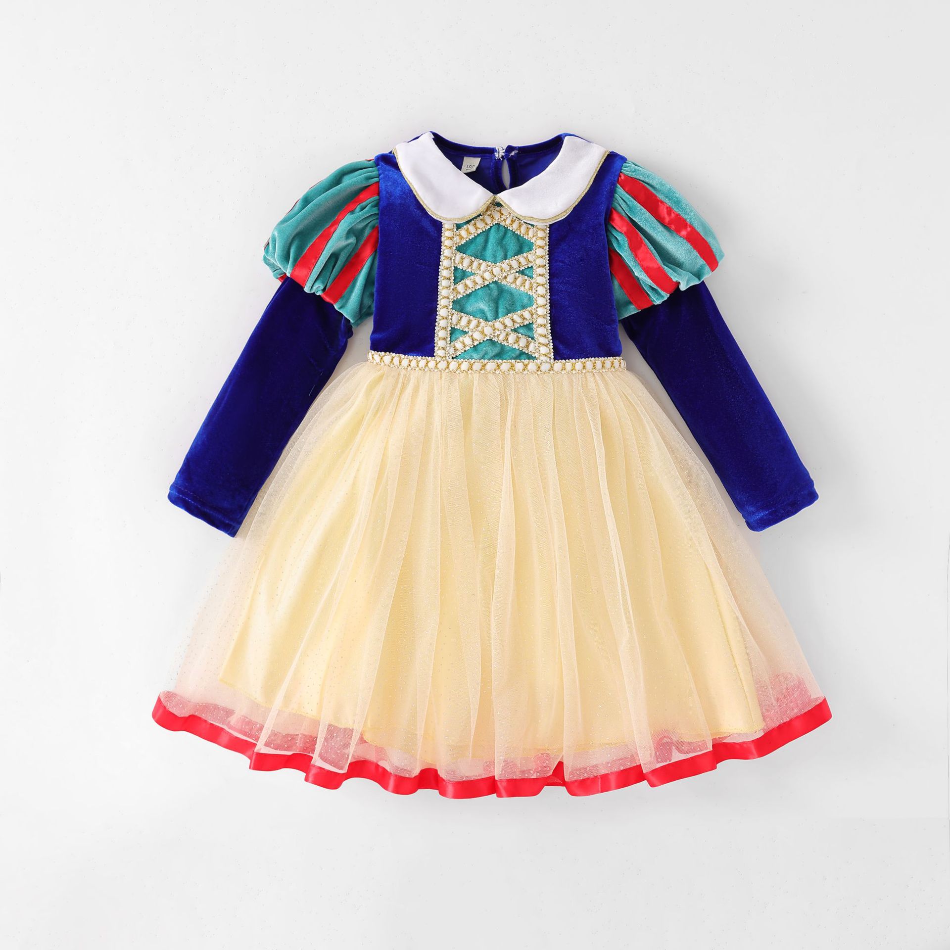 New Snowyprincess Skirt Girls&#039; Dress Summer Dress Western Style Elsa Children&#039;s Snowyprincess Skirt Gauze Dress