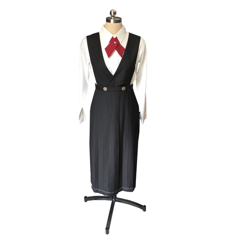 Basic Style Milk Protection Skirt Small Full Set JK Uniform Black Violet Blue Spring, Autumn and Winter 80 Long Skirt College Style Milk Protection Skirt