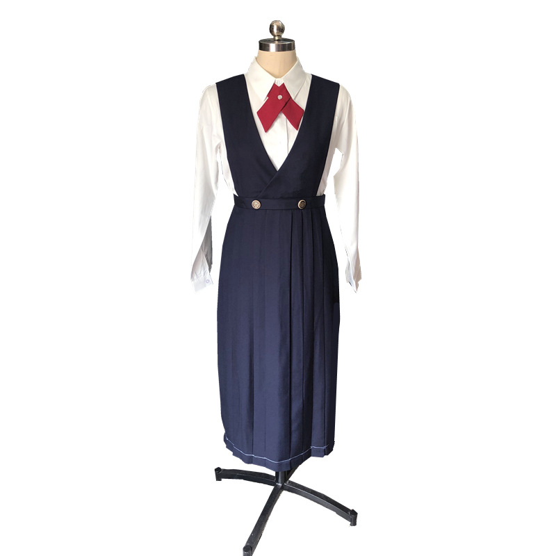 Basic Style Milk Protection Skirt Small Full Set JK Uniform Black Violet Blue Spring, Autumn and Winter 80 Long Skirt College Style Milk Protection Skirt