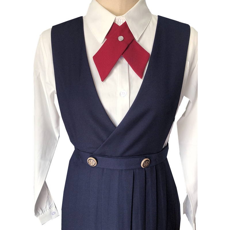 Basic Style Milk Protection Skirt Small Full Set JK Uniform Black Violet Blue Spring, Autumn and Winter 80 Long Skirt College Style Milk Protection Skirt