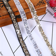 Straight for the spot hot style national embroidery style wavy long piece Princess skirt temperament clothing accessories lace