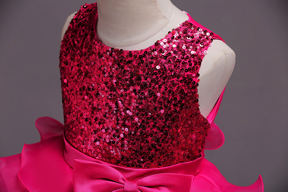 European and American Style Children's Clothing Dress L New Children's Sequined Mesh Bubble Skirt Girls Costumes Children and Teens Princess Dress European and American Style Children's Clothing Dress L New Children's Sequined Mesh Bubble Skirt Girls Costumes Children and Teens Princess Dress