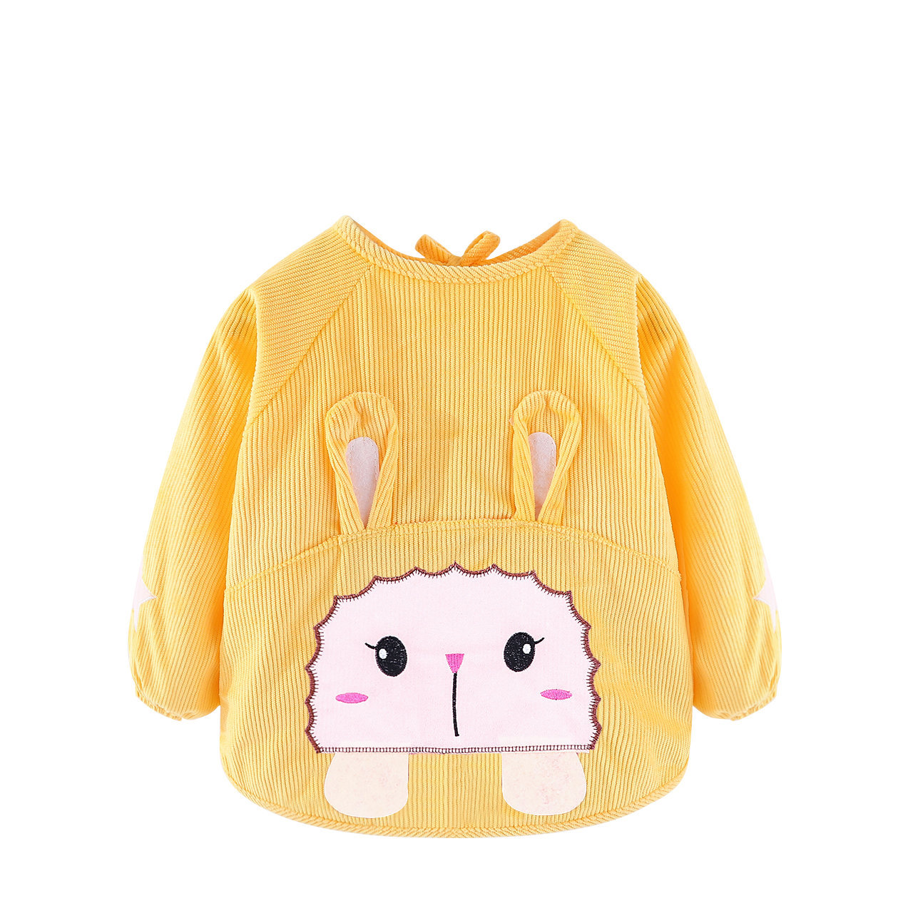 Children&#039;s Gown Baby Bib Anti-Crystal Velvet Blouse Protective Clothing Boys and Girls Autumn and Winter Long Sleeves Baby Bib Skirt