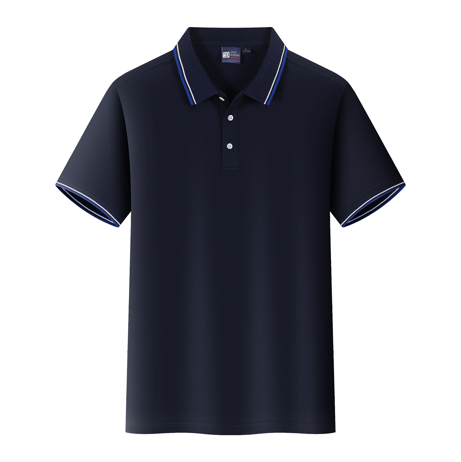 Advertising Shirt Lapel Color Matching Short-Sleeved Work Clothes Embroidered Corporate Cultural Shirt Men's Loose Polo Shirt Printing DIY Advertising Shirt Lapel Color Matching Short-Sleeved Work Clothes Embroidered Corporate Cultural Shirt Men's Loose Polo Shirt Printing DIY