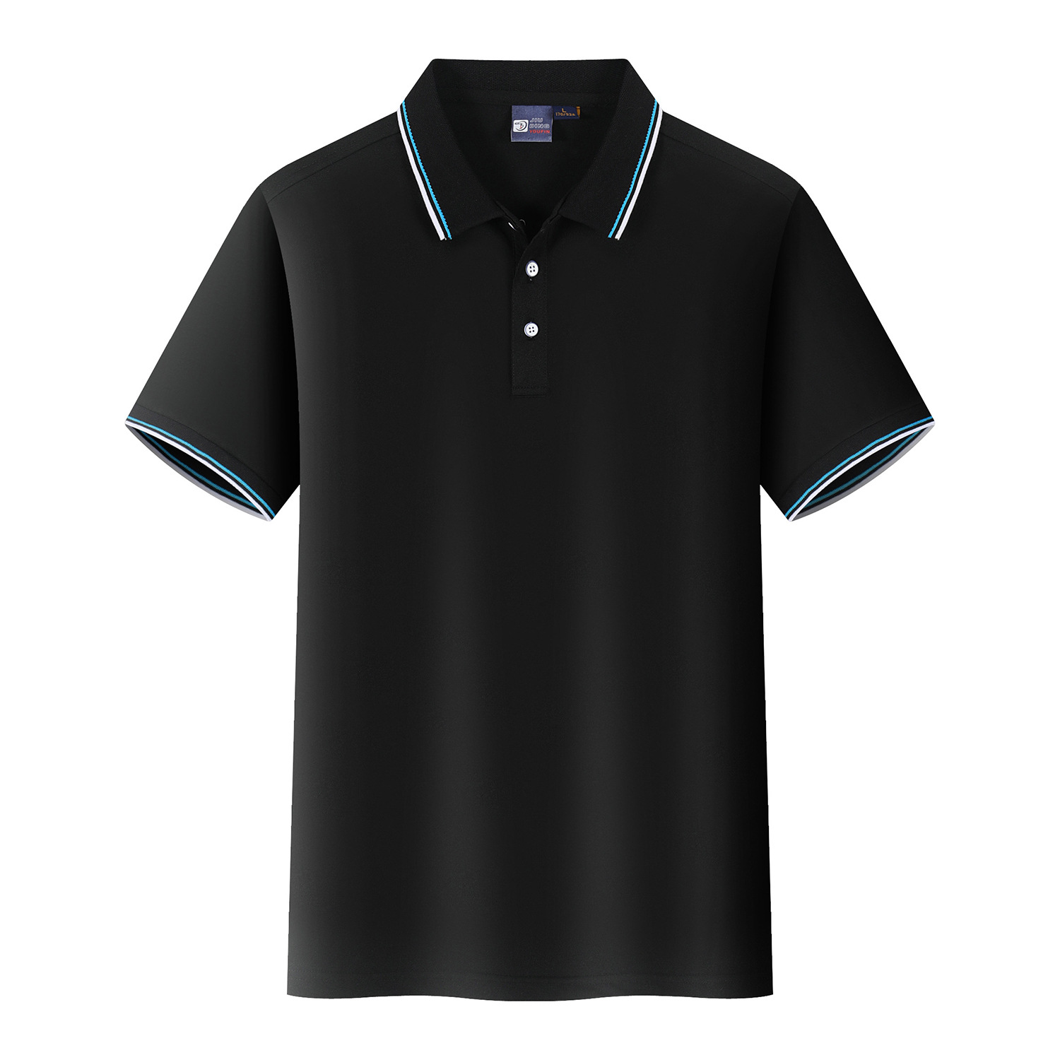 Advertising Shirt Lapel Color Matching Short-Sleeved Work Clothes Embroidered Corporate Cultural Shirt Men's Loose Polo Shirt Printing DIY Advertising Shirt Lapel Color Matching Short-Sleeved Work Clothes Embroidered Corporate Cultural Shirt Men's Loose Polo Shirt Printing DIY