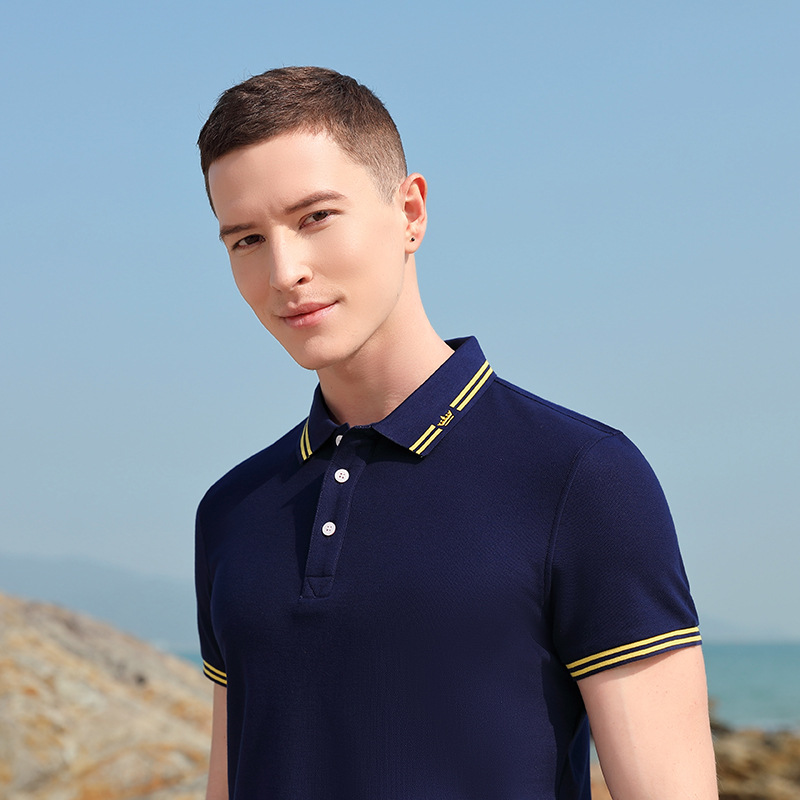 Summer Men&#039;s and Women&#039;s Fashion Short-Sleeved Polo Shirt Customization Casual Polo Collar Cultural Shirt Group Activities Advertising Shirt Customization