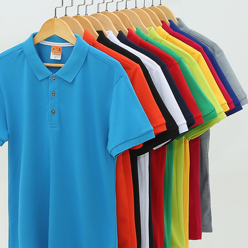 Advertising Shirt Polo Shirt Customed Working Suit DIY Drawing Printing Lapel Tooling Embroidery Cultural Shirt Production