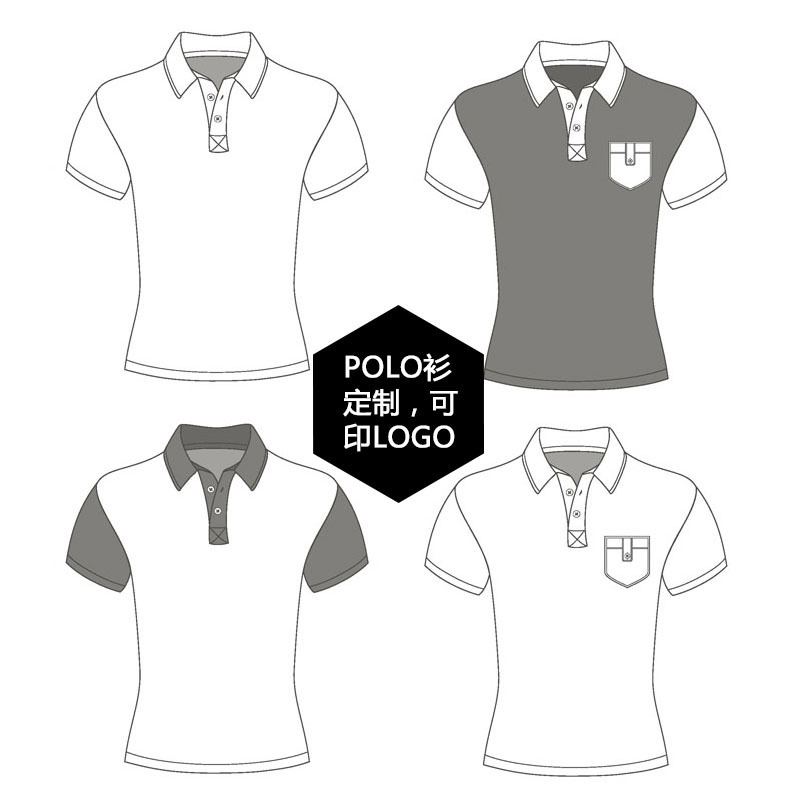 Modal casual long sleeve Buttonless V-neck custom advertising shirt culture shirt polo shirt with logo