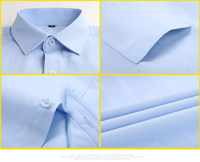 Men 's Peimon Shirt Men' s Long Sleeve White Shirt Professional Wear Business Dress Shirt Customized Embroidery