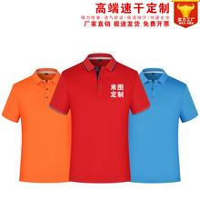 Lapel Long Sleeve Advertising Shirt Customized Business Work Clothes Group Polo Shirt Printed Logo Word Cultural Shirt Embroidery Customized