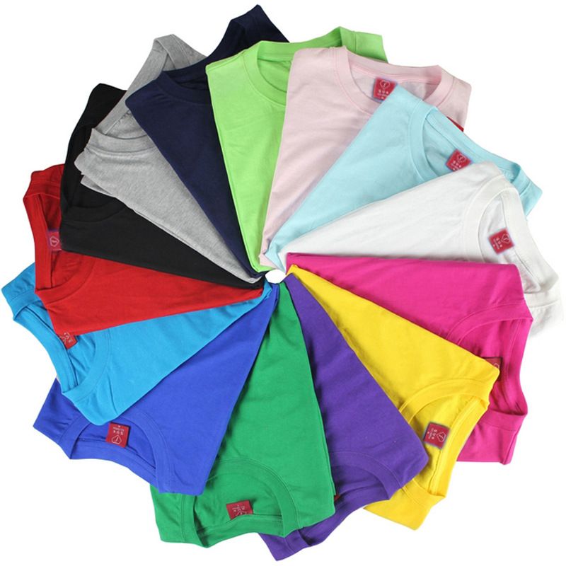 200G Combed Cotton round Neck T-shirt, Cultural Shirt, Summer Short Sleeve, Bottoming Shirt