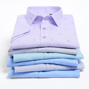 Youth Men's Clothing Wholesale Plaid Shirt Men's Long-Sleeve Shirt Men's Leisure Hong Kong Style Fashionable Print Shirt